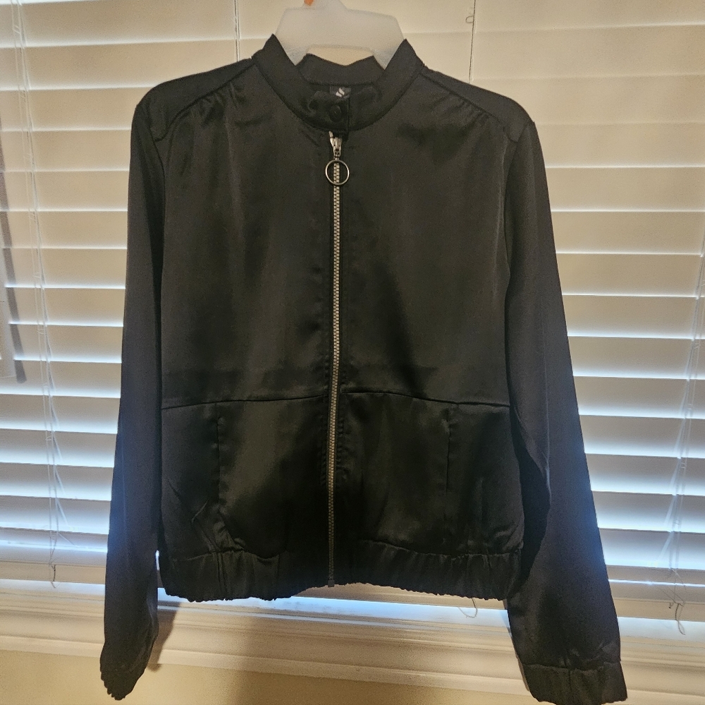 Skechers Black Bomber Jacket